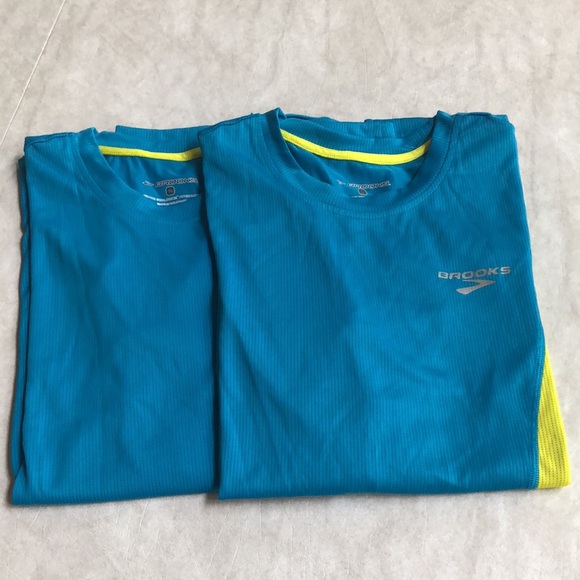 Brooks Men's Rev Long Sleeve II Running Shirt Lightweight Breathable Blue Size S - Picture 13 of 13